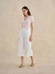 Hobbs White Kimmi Trousers - Image 1 of 5