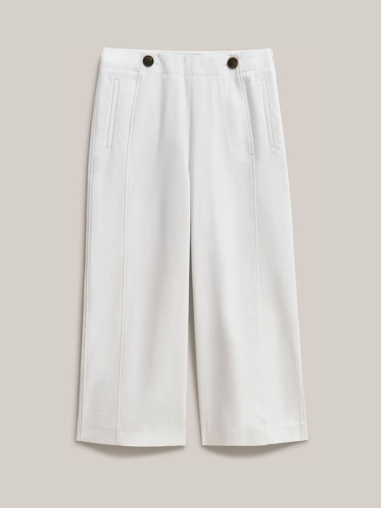 Hobbs White Kimmi Trousers - Image 5 of 5