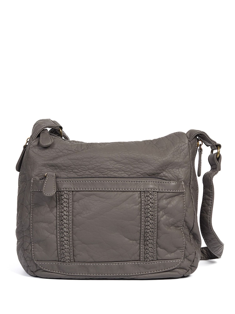 Pavers Grey Cross-Body Bag - Image 1 of 2