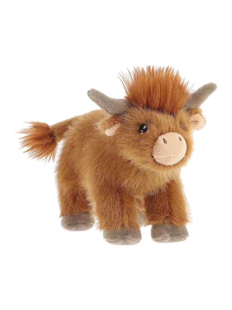 Keel Toys 20cm Keeleco Standing Highland Cow - Image 2 of 2 Keel Toys 20cm Keeleco Standing Highland Cow - Image 2 of 2