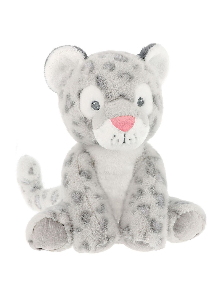 Keel Toys 25cm Keeleco Baby Snuggles Snow Leopard - Image 2 of 2 Keel Toys 25cm Keeleco Baby Snuggles Snow Leopard - Image 2 of 2