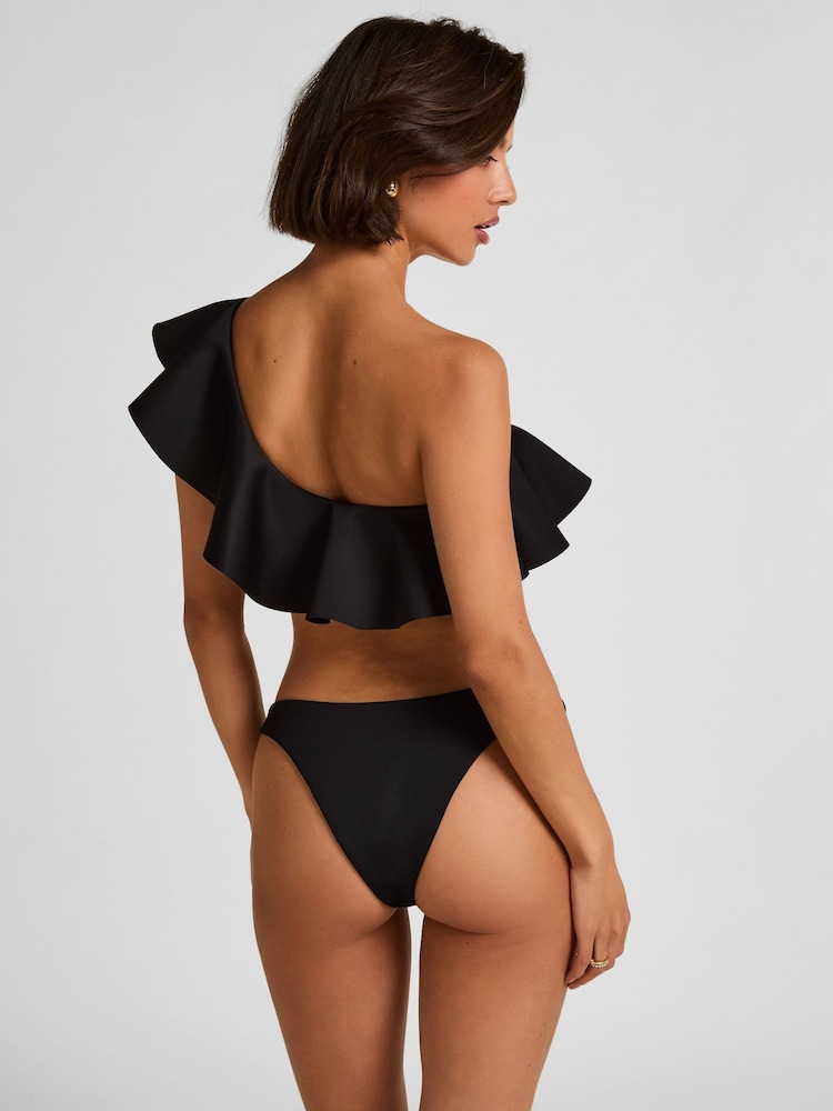 Hunkemöller Black Malibu Highleg Bikini Bottoms - Image 2 of 5