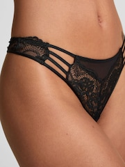 Hunkemoller Black Briar Thongs 3 Pack - Image 4 of 4