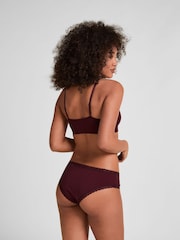 Hunkemoller Purple Georgia Knickers 3 Pack - Image 4 of 5