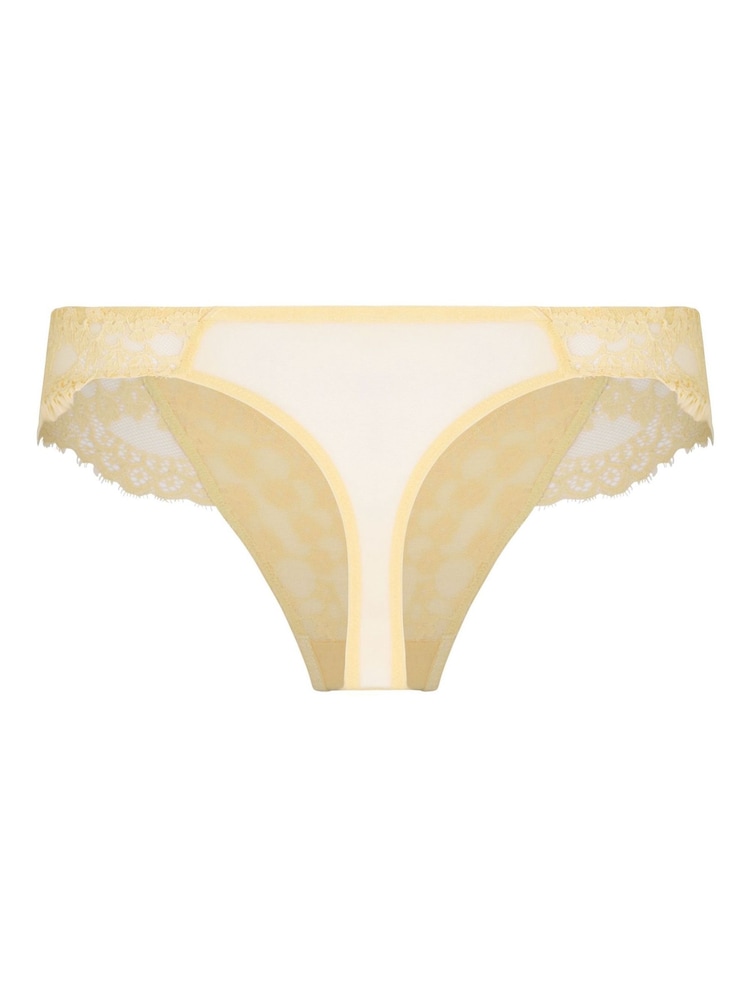 Hunkemoller Yellow Daisy Thong Knickers - Image 5 of 5
