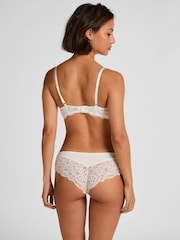 Hunkemoller White Marine Padded Underwired Bra - Image 3 of 4