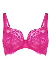 Hunkemoller Pink Daisy Non-Padded Underwired Bra - Image 4 of 5