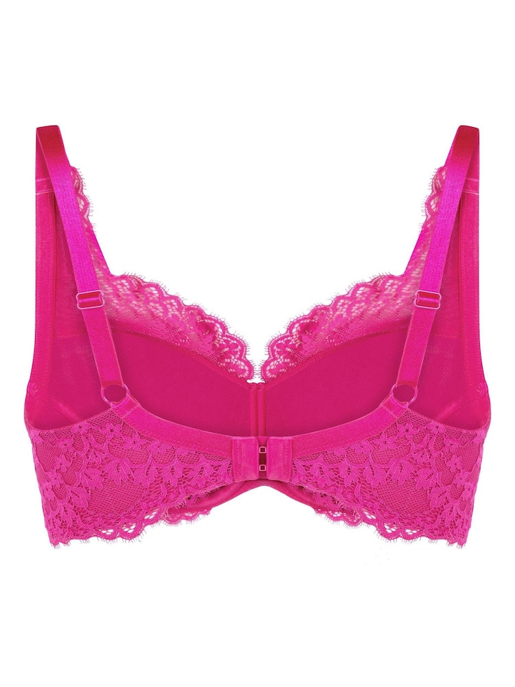 Hunkemoller Pink Daisy Non-Padded Underwired Bra - Image 5 of 5