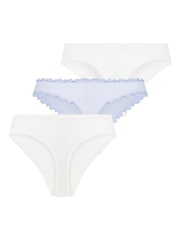 Hunkemoller White Bridal Thongs Multipack - Image 2 of 5