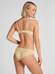 Hunkemoller Yellow Plunge Padded Underwired Bra - Image 3 of 5