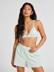 Hunkemoller Blue Seersucker Short Pyjamas - Image 1 of 5
