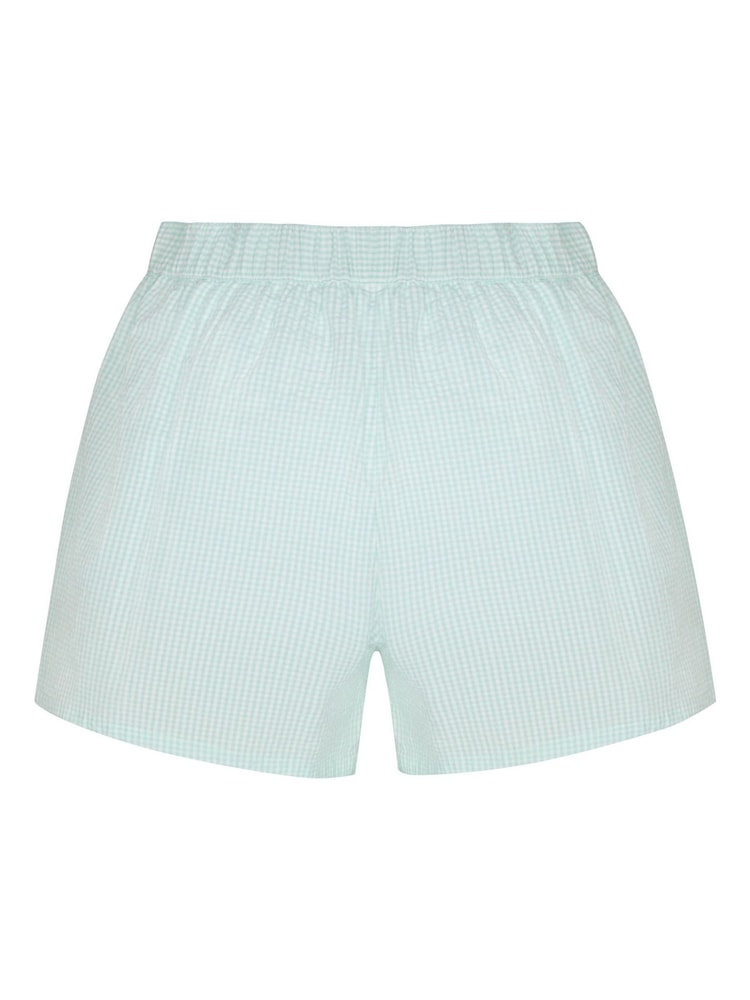 Hunkemoller Blue Seersucker Short Pyjamas - Image 5 of 5