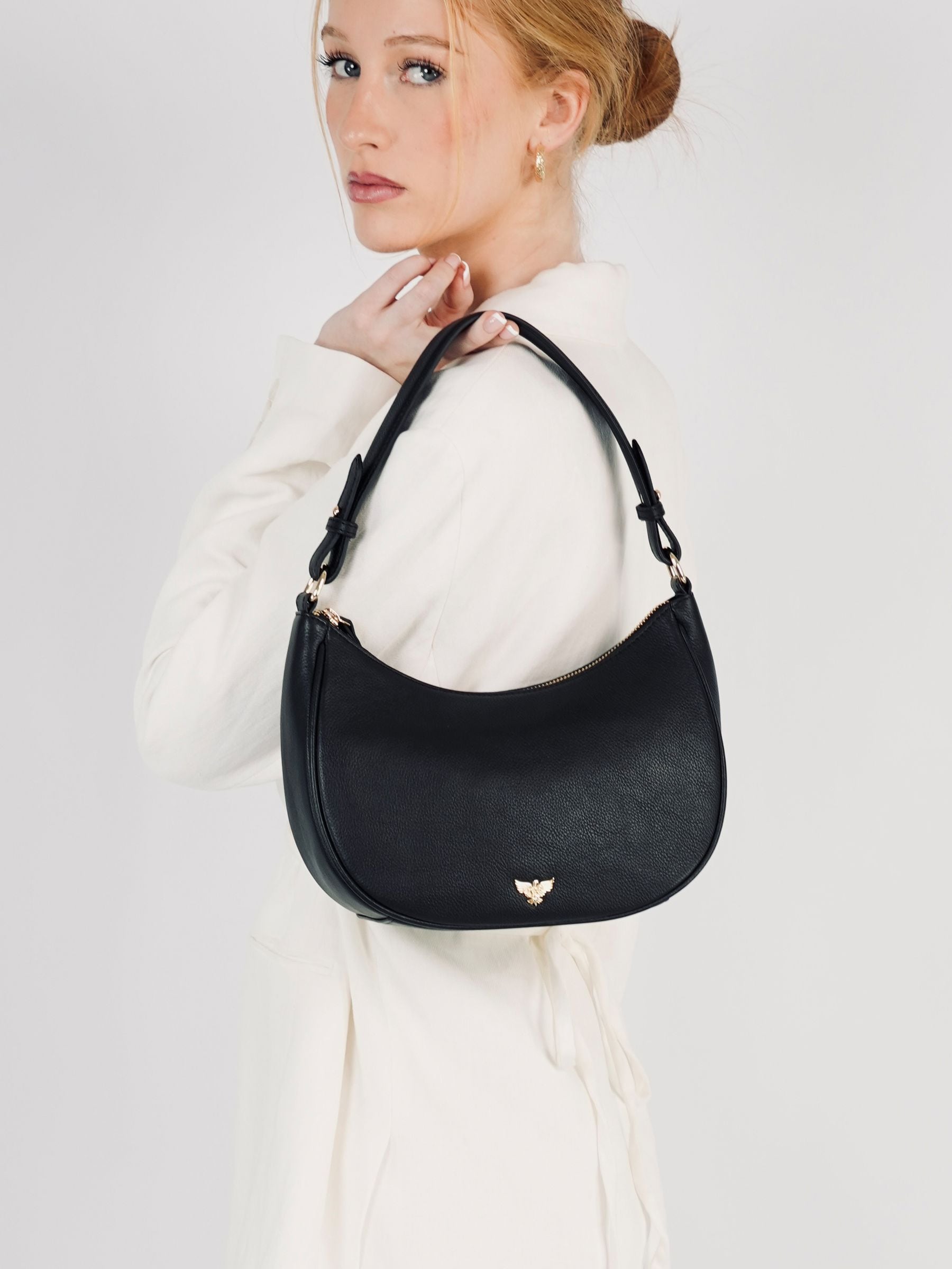 Apatchy London Women's The Lucy Leather Bag in Black - Image 1