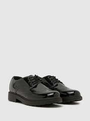 Schuh Black Locket Brogue Lace Up Shoes - Image 2 of 4