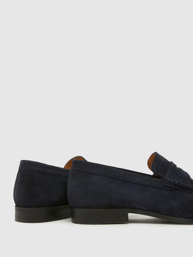 Schuh Blue Rico Suede Loafers - Image 4 of 4