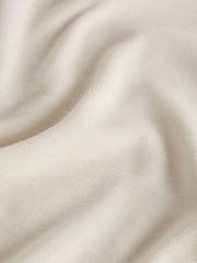 The Set Premium Sheer Long Sleeve Crew Neck T-Shirt With Wool Cream - Image 2 of 3