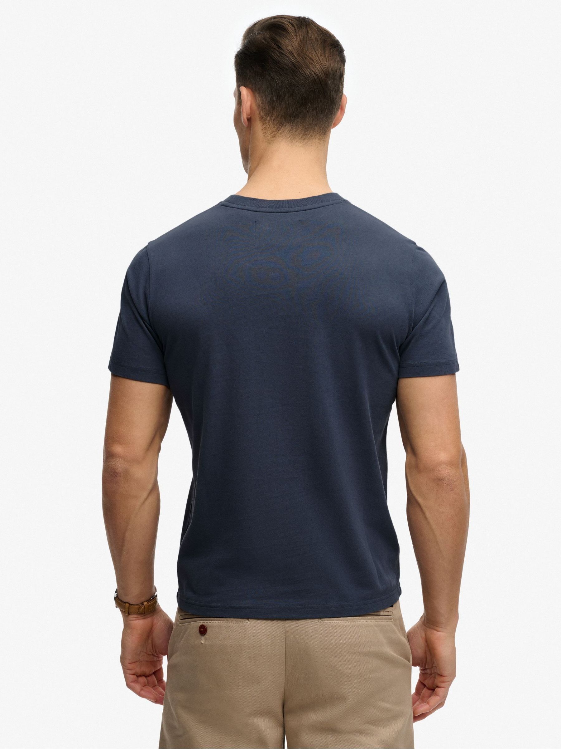 Buy Superdry Blue Retro Outdoor Relaxed T-Shirt from Next USA