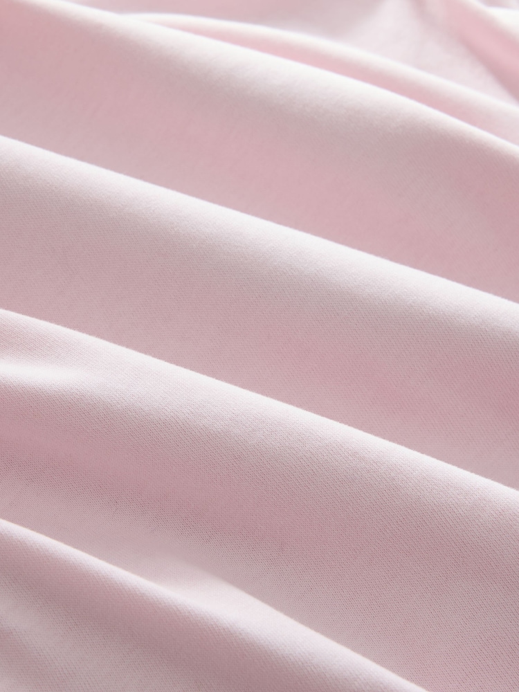 Light Pink Stripe Boxy Sequin Heart T-Shirt (3-16yrs) - Image 8 of 8 Light Pink Stripe Boxy Sequin Heart T-Shirt (3-16yrs) - Image 8 of 8