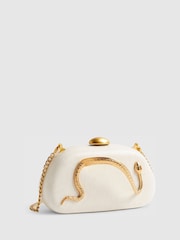 River Island Snake Print Clutch Bag - Bild 1 von 6