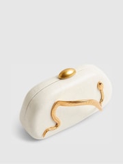 River Island Snake Print Clutch Bag - Bild 4 von 6