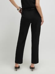 River Island Black Belted Slim Leg Trousers - Image 4 of 4