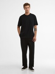 Barbour® International Black Theo Appliqué T-Shirt - Image 3 of 5