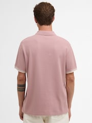 Barbour International Pink Swinford Polo Shirt - Image 3 of 5