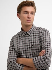 Barbour® International Grey Peregrine Check Shirt - Image 4 of 5
