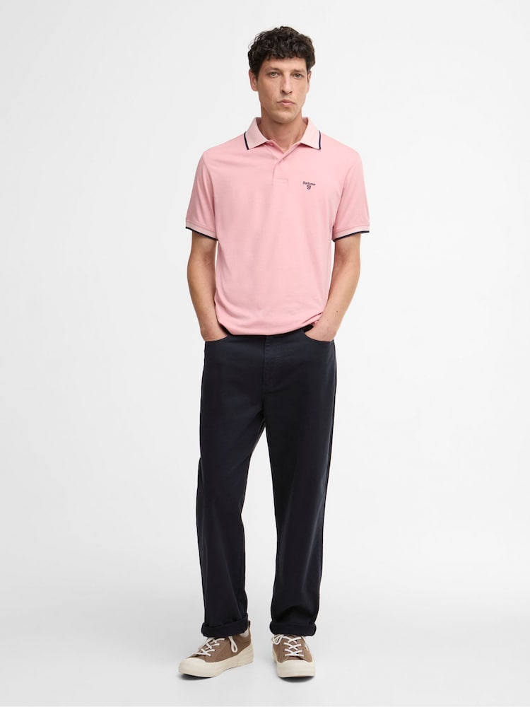 Barbour Pink Cornsay Polo Shirt - Image 2 of 5