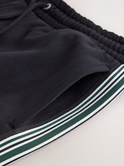 Black Straight Fit Side Stripe Joggers - Image 7 of 7