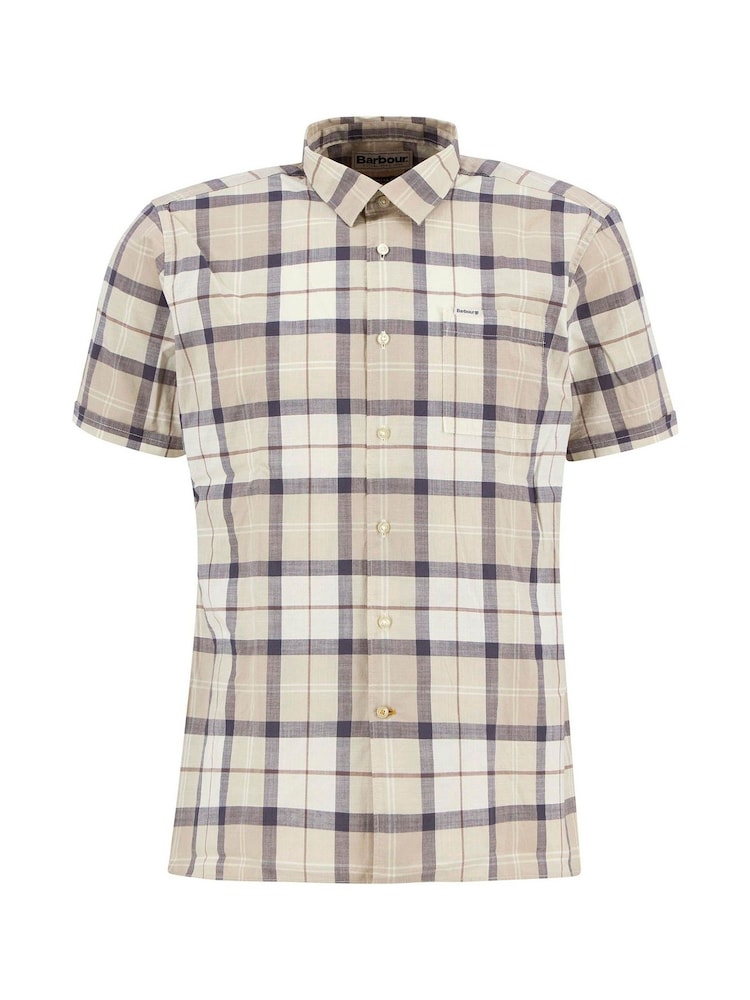 Barbour® Brown Gordon Summer Fit Shirt - Image 5 of 5