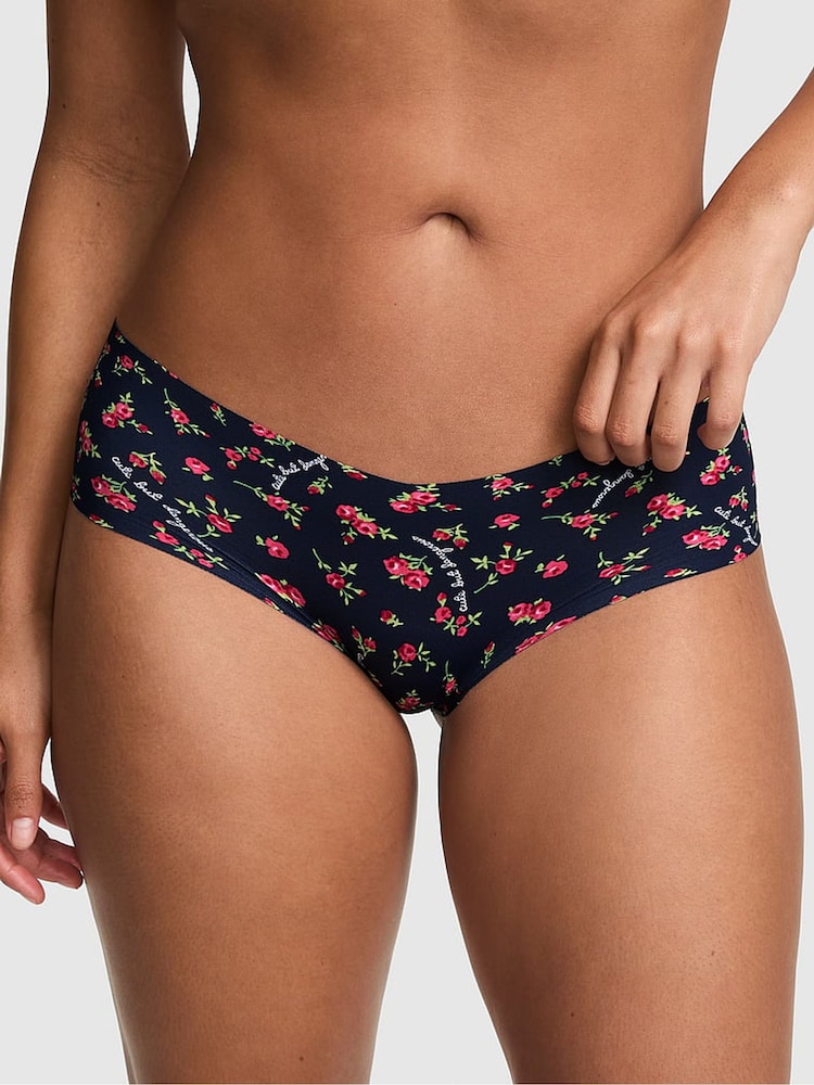 Victoria's Secret PINK Noir Navy Blue Cute But Dangerous Print Hipster No Show Knickers - Image 1 of 2 Victoria's Secret PINK Noir Navy Blue Cute But Dangerous Print Hipster No Show Knickers - Image 1 of 2