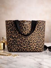 Personalised Leopard Print Bag by Loveabode - Image 2 of 4
