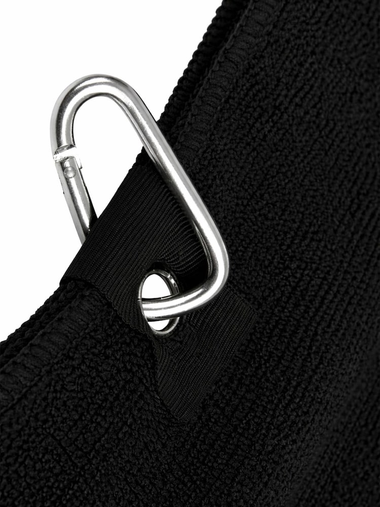 Personalised Black Golf Towel by Loveabode - Image 4 of 4