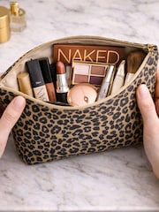 Personalised Leopard Print Makeup Bag by Loveabode - Image 4 of 4