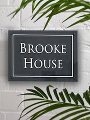 Personalised Engraved Slate Sign 30x20cm by Loveabode - Image 1 of 4