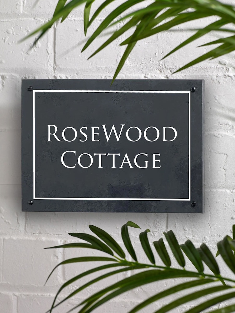 Personalised Engraved Slate Sign 30x20cm by Loveabode - Image 2 of 4