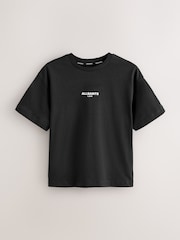 smALLSAINTS Black/Red Logo Crew Neck Relaxed T-Shirts 3 Pack - Image 2 of 7
