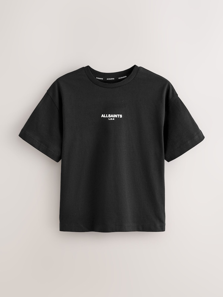 smALLSAINTS Black/Red Logo Crew Neck Relaxed T-Shirts 3 Pack - Image 2 of 7