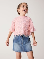 Pink Tassel Blouse (3-16yrs) - Image 3 of 8