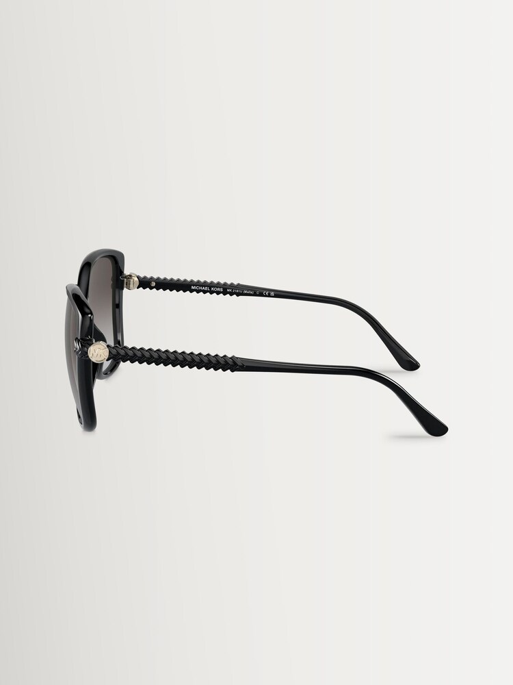 Michael Kors Black Malta Butterfly Sunglasses - Image 4 of 4 Michael Kors Black Malta Butterfly Sunglasses - Image 4 of 4