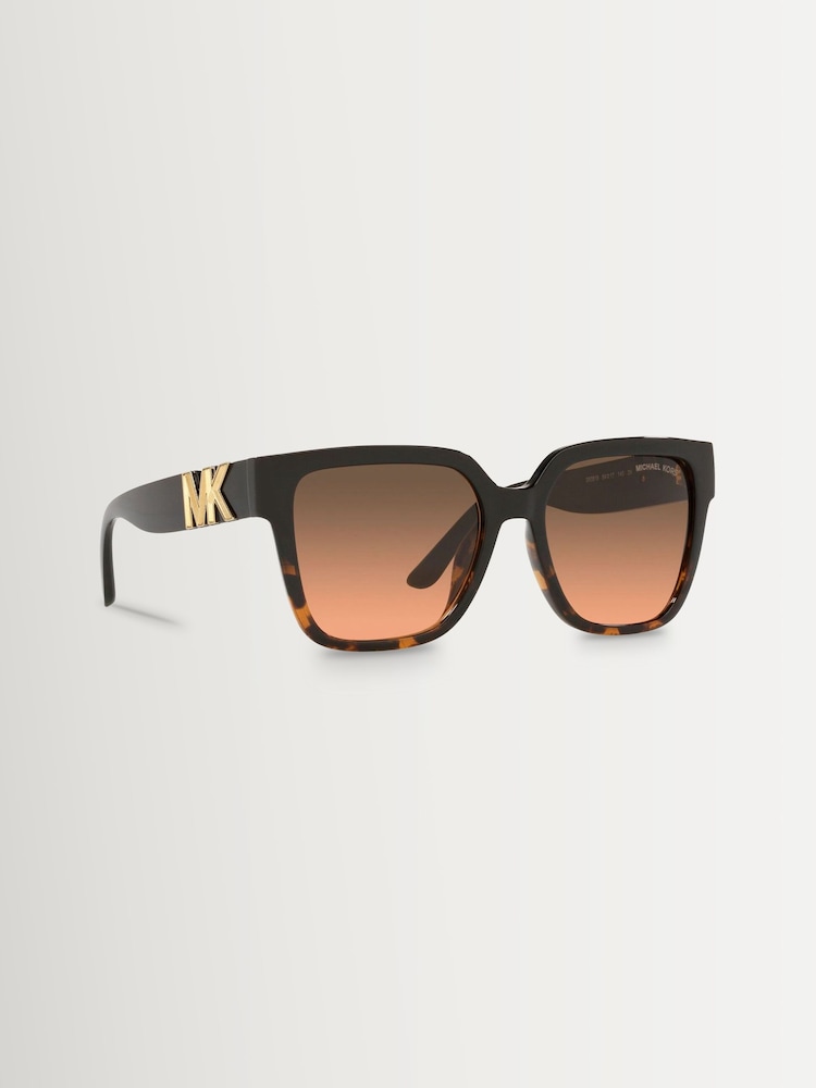 Michael Kors Black Karlie Square Sunglasses - Image 4 of 4 Michael Kors Black Karlie Square Sunglasses - Image 4 of 4