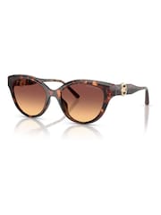 Michael Kors Brown Nagoya Cat Eye Sunglasses - Image 1 of 5