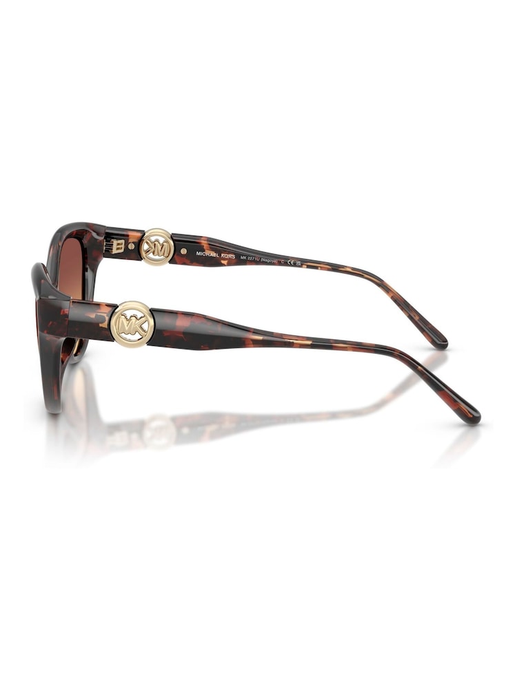 Michael Kors Brown Nagoya Cat Eye Sunglasses - Image 2 of 5 Michael Kors Brown Nagoya Cat Eye Sunglasses - Image 2 of 5