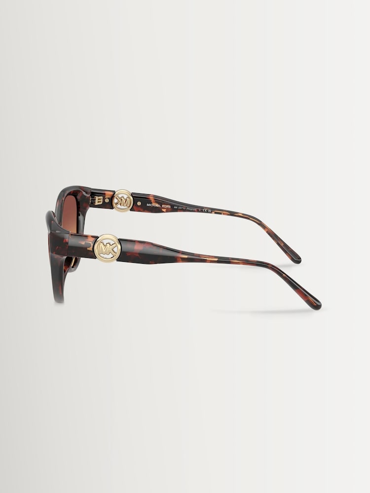 Michael Kors Brown Nagoya Cat Eye Sunglasses - Image 4 of 4 Michael Kors Brown Nagoya Cat Eye Sunglasses - Image 4 of 4