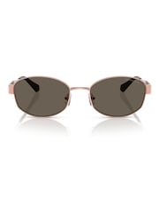 Michael Kors Gold Monte Carlo Oval Sunglasses - Image 2 of 5