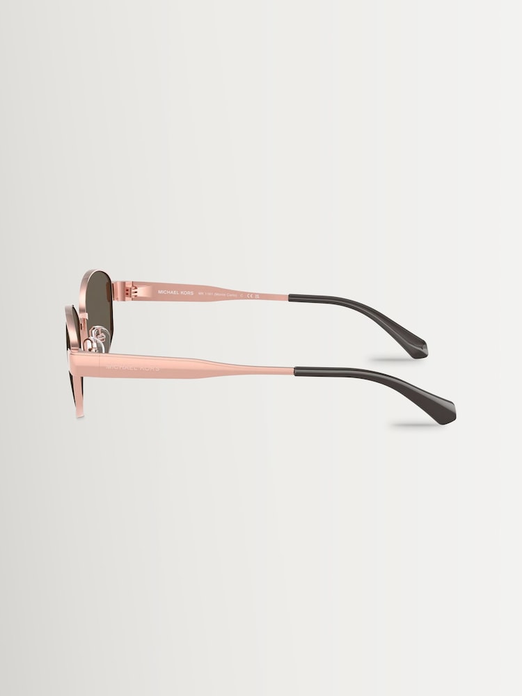 Michael Kors Gold Monte Carlo Oval Sunglasses - Image 4 of 4 Michael Kors Gold Monte Carlo Oval Sunglasses - Image 4 of 4