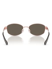 Michael Kors Gold Monte Carlo Oval Sunglasses - Image 5 of 5