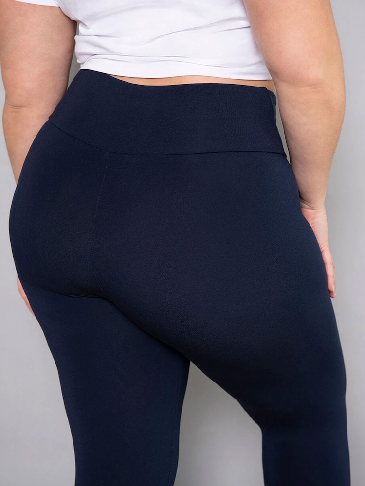LOVALL Blue Lightweight Cropped Leggings - Image 5 of 5