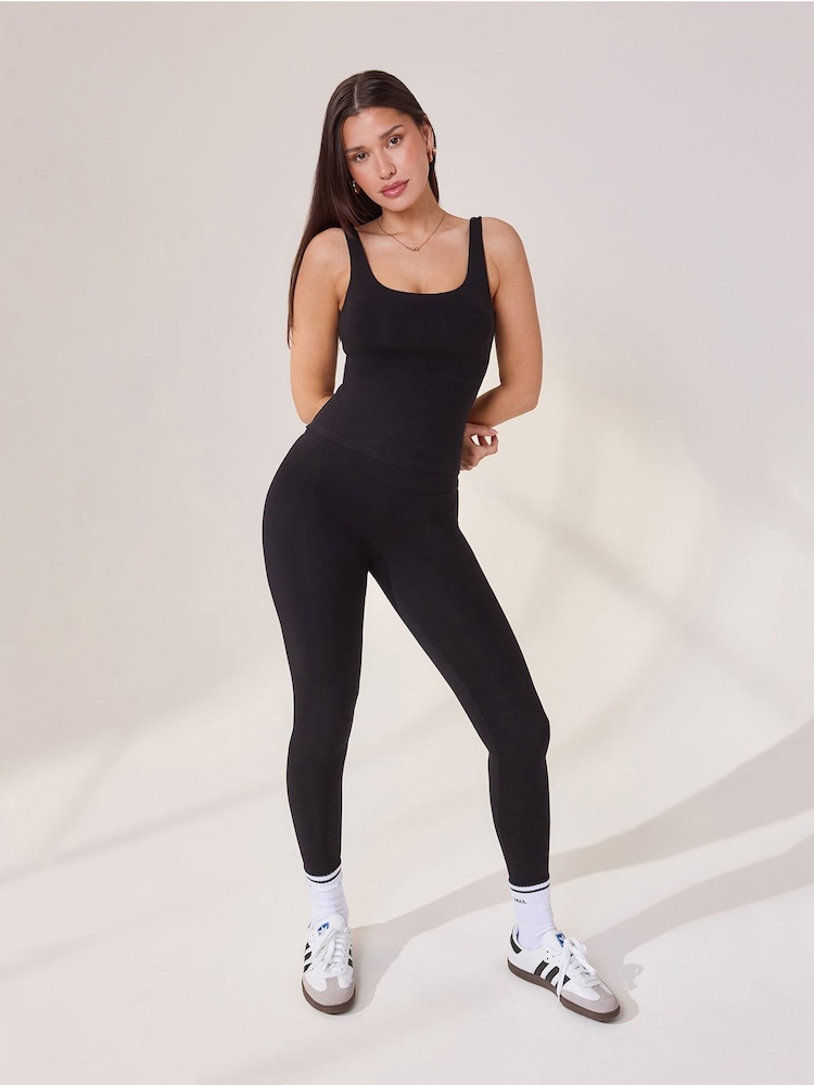 LOVALL Black Lightweight Everyday Tank Top Vest - Image 2 of 4